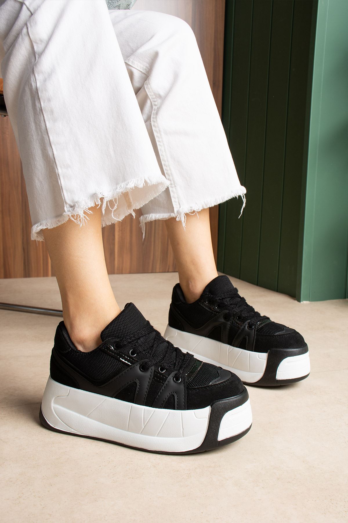 MİAMİ SİYAH TABANLI SPOR