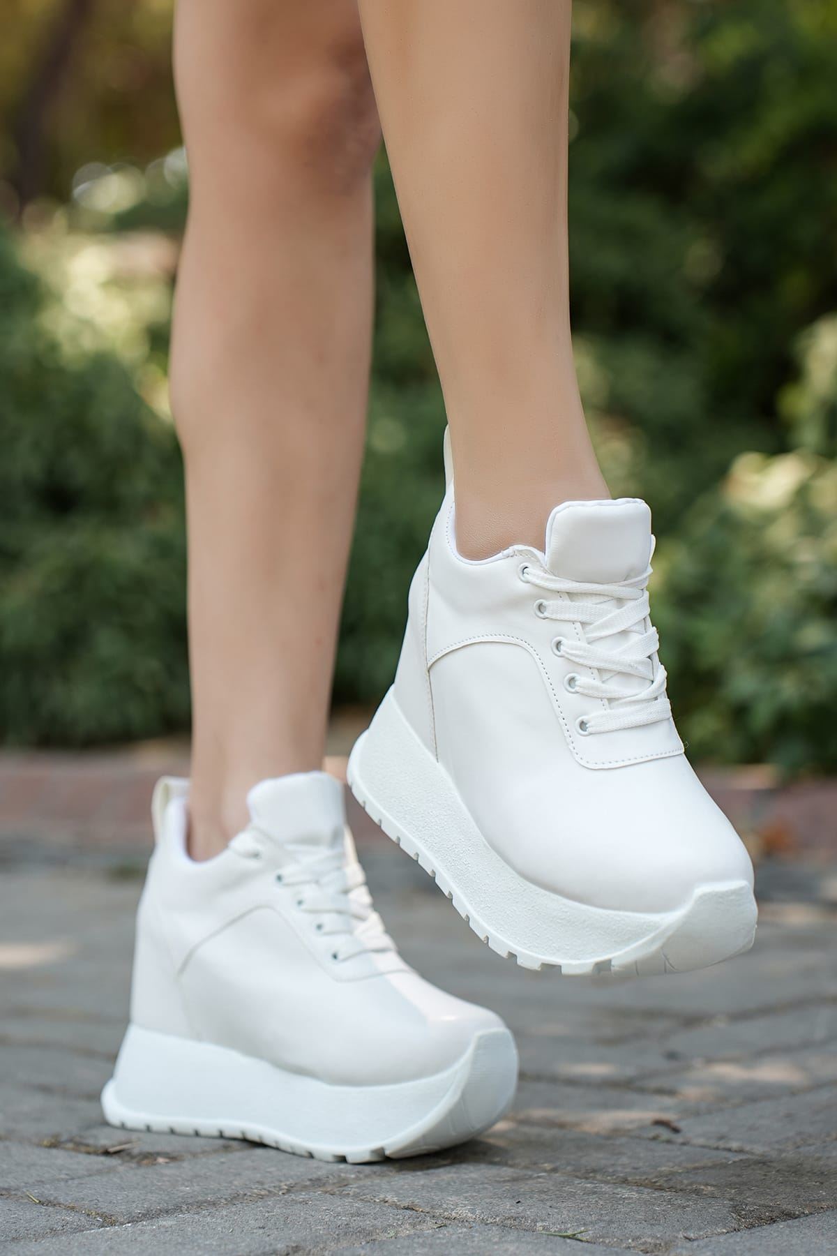 PALMAS BEYAZ GİZLİ TOPUKLU SPOR