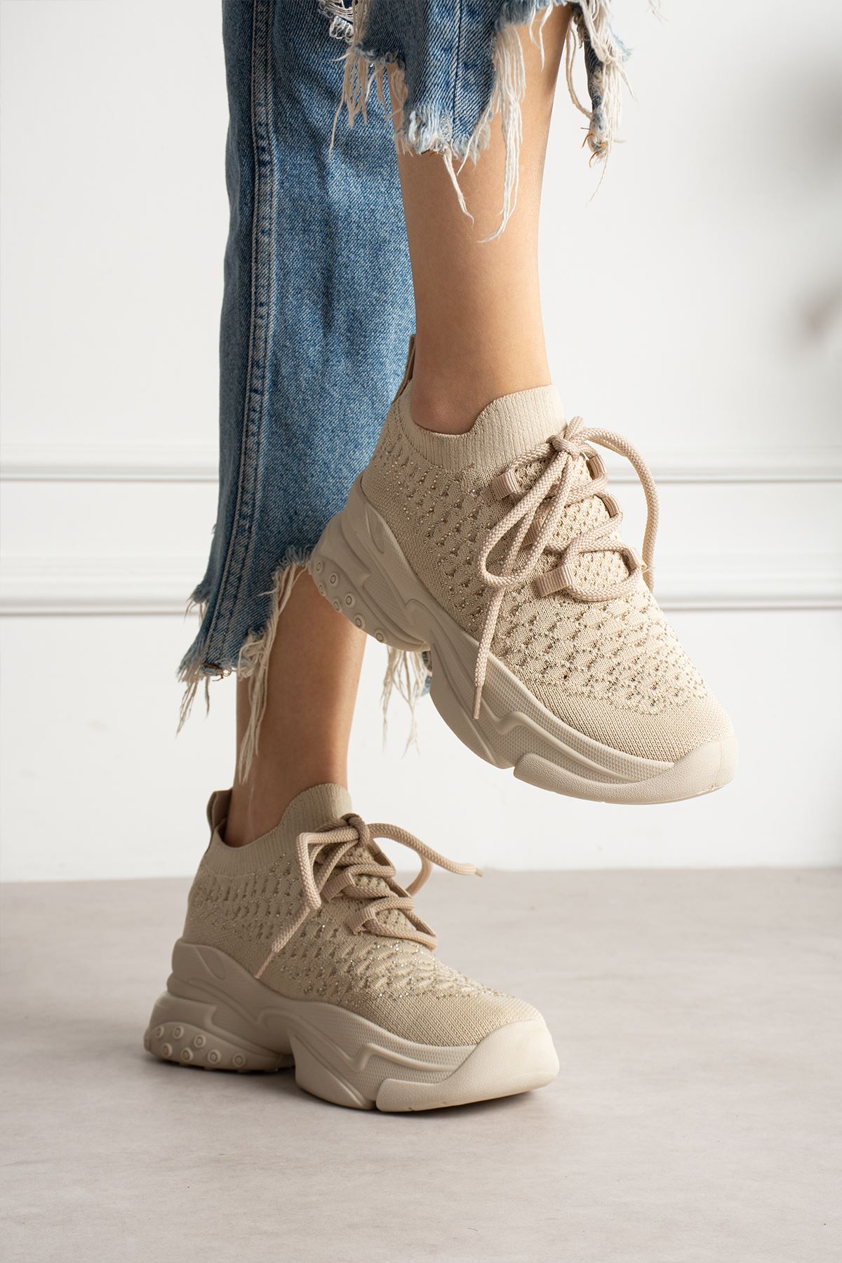 KCL-021 TRİKO KREM SPOR 