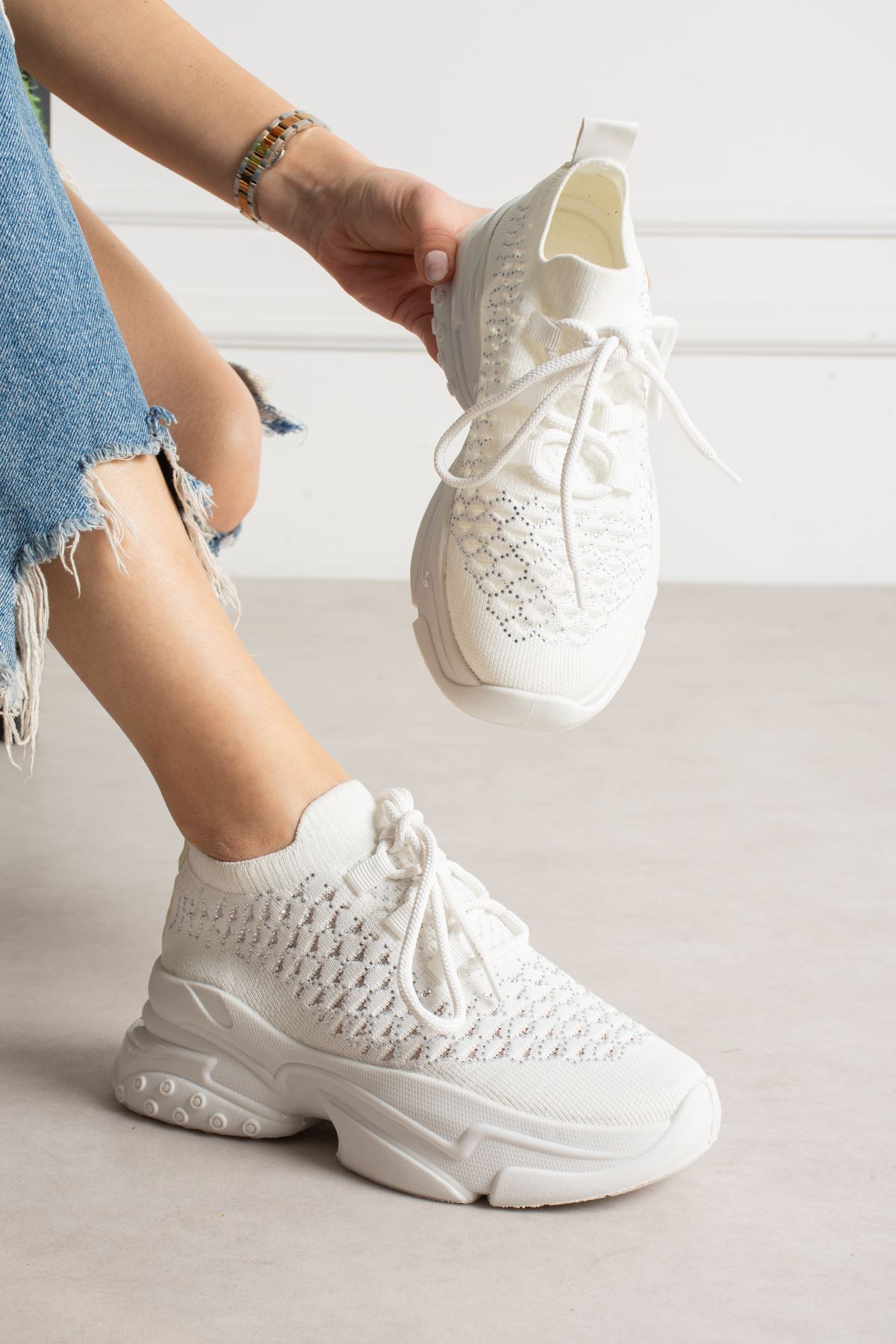 KCL-021 TRİKO BEYAZ SPOR 