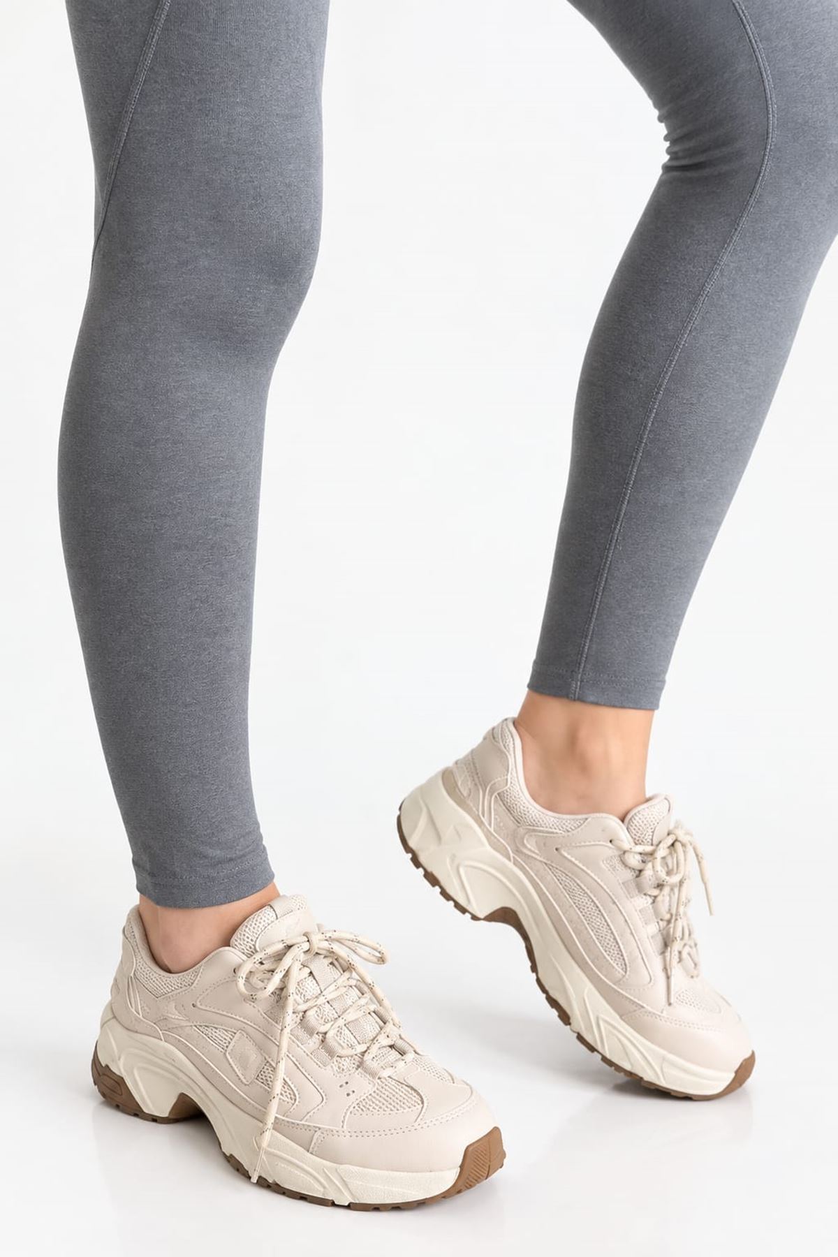 MN-020 KREM BAGCIKLI KADIN SPOR