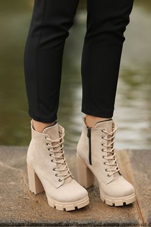 Loris Platform Bağcıklı Yandan Fermuarlı Vizyon Kadın Bot