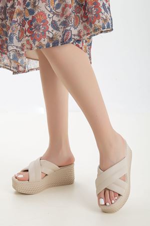 EFS-01 ÇAPRAZ DOLGU KREM TERLİK