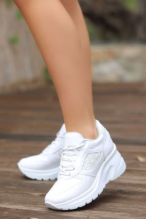 Napoli Beyaz Tabanlı kadın Spor Ayakkabı