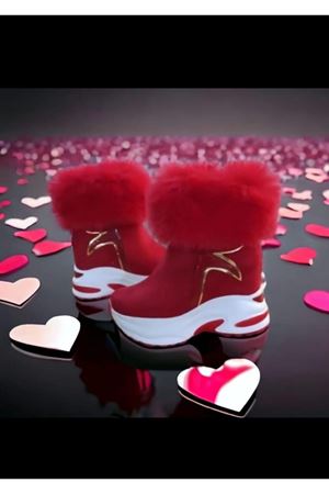 JENA GİZLİ TOPUK KIRMIZI SÜET BOT