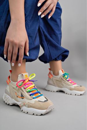 TOKYO RENKLİ KREM SPOR AYAKKABI