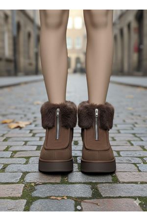 MONİ KAHVERENGİ KÜRKLÜ BOT