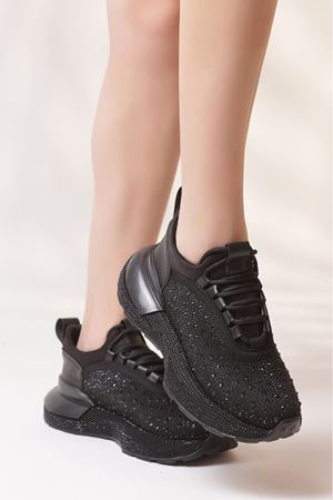 JENY SİMLİ STREÇ SİYAH SPOR 