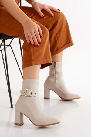 JESİKA STREÇ KREM KADIN BOT