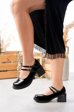 ROSE SİYAH RUGAN KADIN AYAKKABI