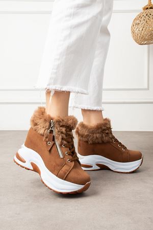 DİNAR KÜRKLÜ FERMUARLI TABA BOT