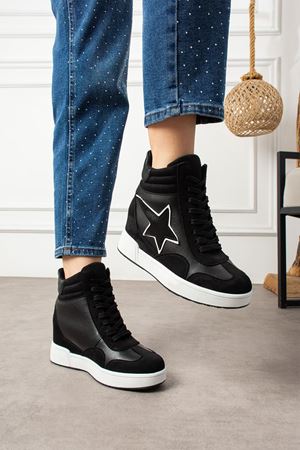 NEO GİZLİ TOPUKLU SİYAH KADIN BOT