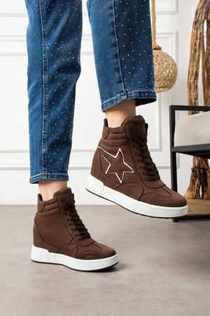 NEO GİZLİ TOPUKLU KAHVERENGİ KADIN BOT