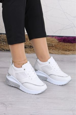 ALİSA BEYAZ FİLE DETAYLI SPOR