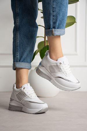 ALİSA BEYAZ FİLE DETAYLI SPOR