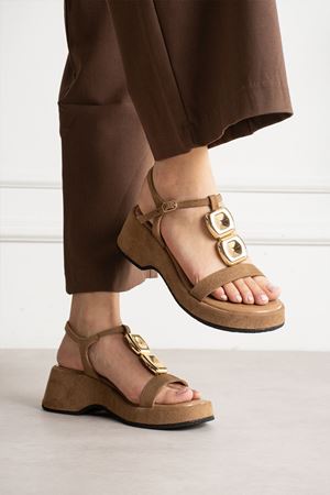 RONA TOKALI KREM SANDALET